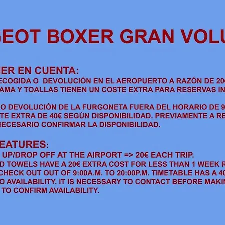 Campsite Furgoneta Camper Gran Volumen *